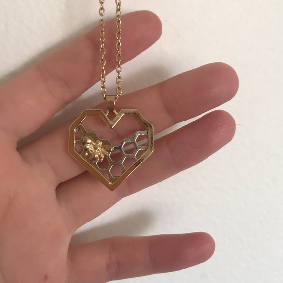 Honeycomb Necklace - Picture 2 of 2